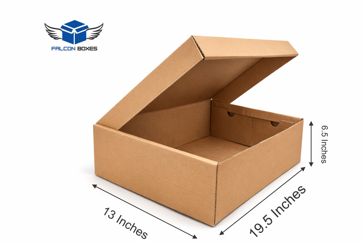 Large Carton Packaging Box (19.5 x 13 x 6.5 Inch)