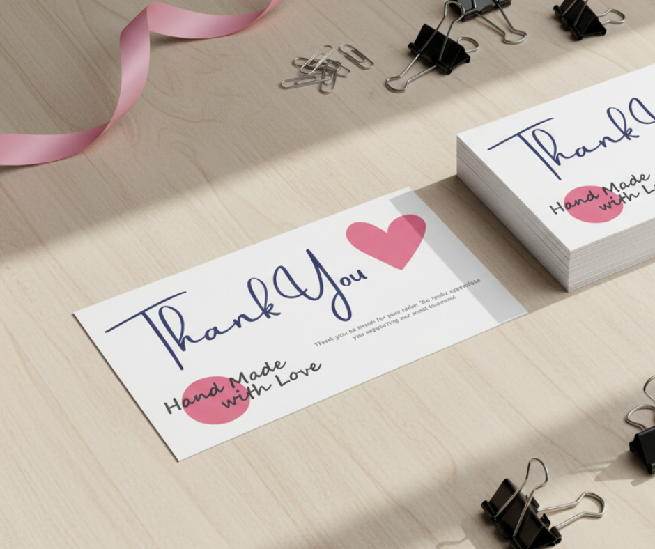 100Pcs of Thank-You Cards