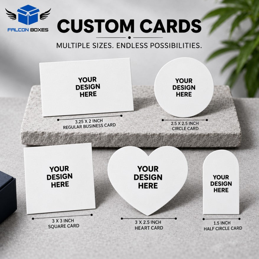 100Pcs Custom Design Cards (Single Side)