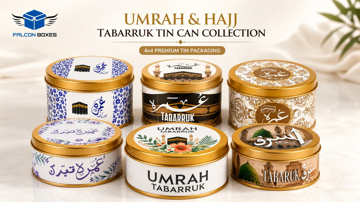 Tin Box B&W – Premium Umrah & Hajj Tabarruk Gift 250G