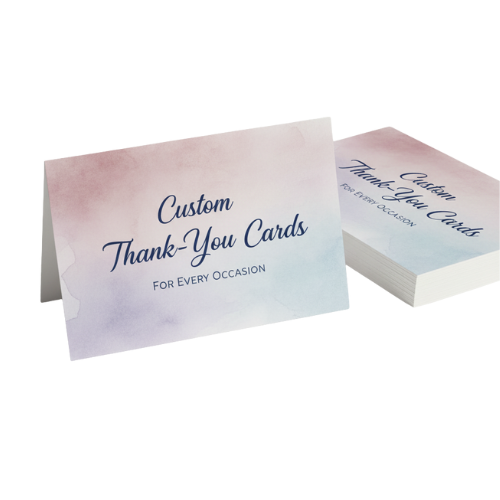 100Pcs Custom Business/Thank-You Cards