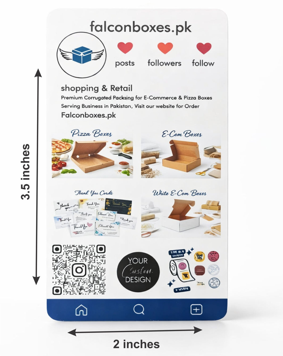 Custom Instagram Cards for Online Sellers