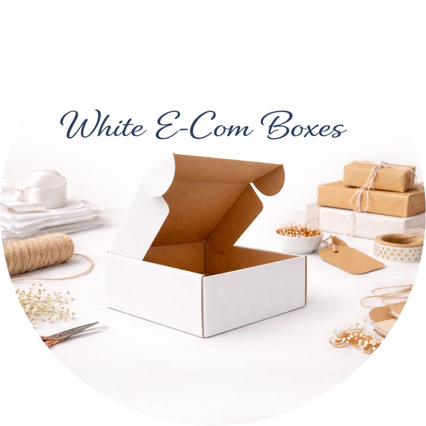 White Ecommerce Boxes in Pakistan | Falcon Boxes
