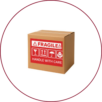 Thank You & Fragile Stickers