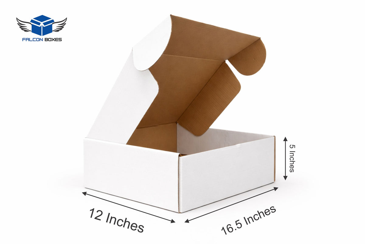 (16.5x12x5) White XL E-Commerce Box