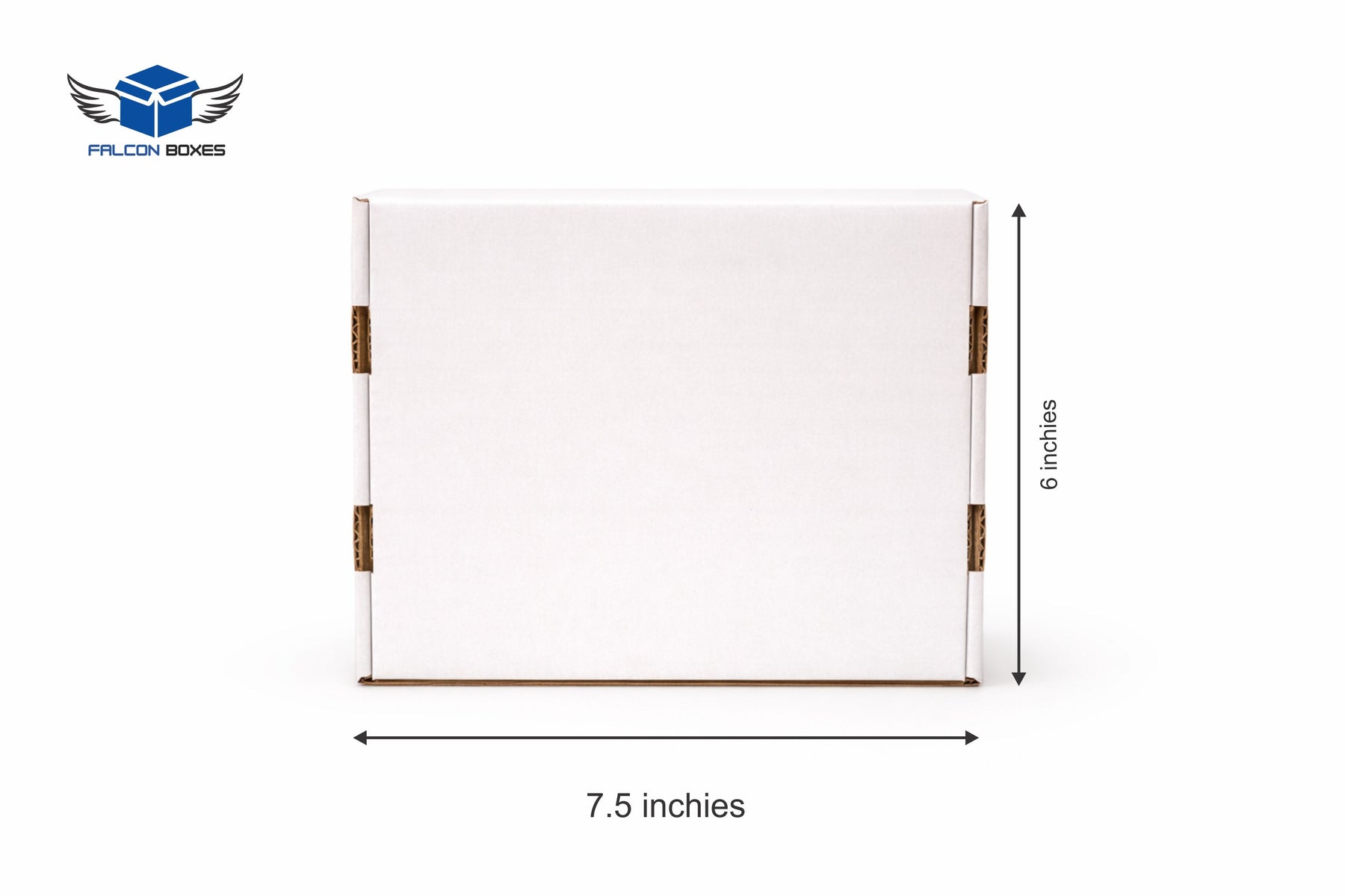 (7.5x6x2) White Mini E-commerce Box