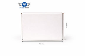 (7.5x6.5x3) White Mini Shipper E-Commerce Box