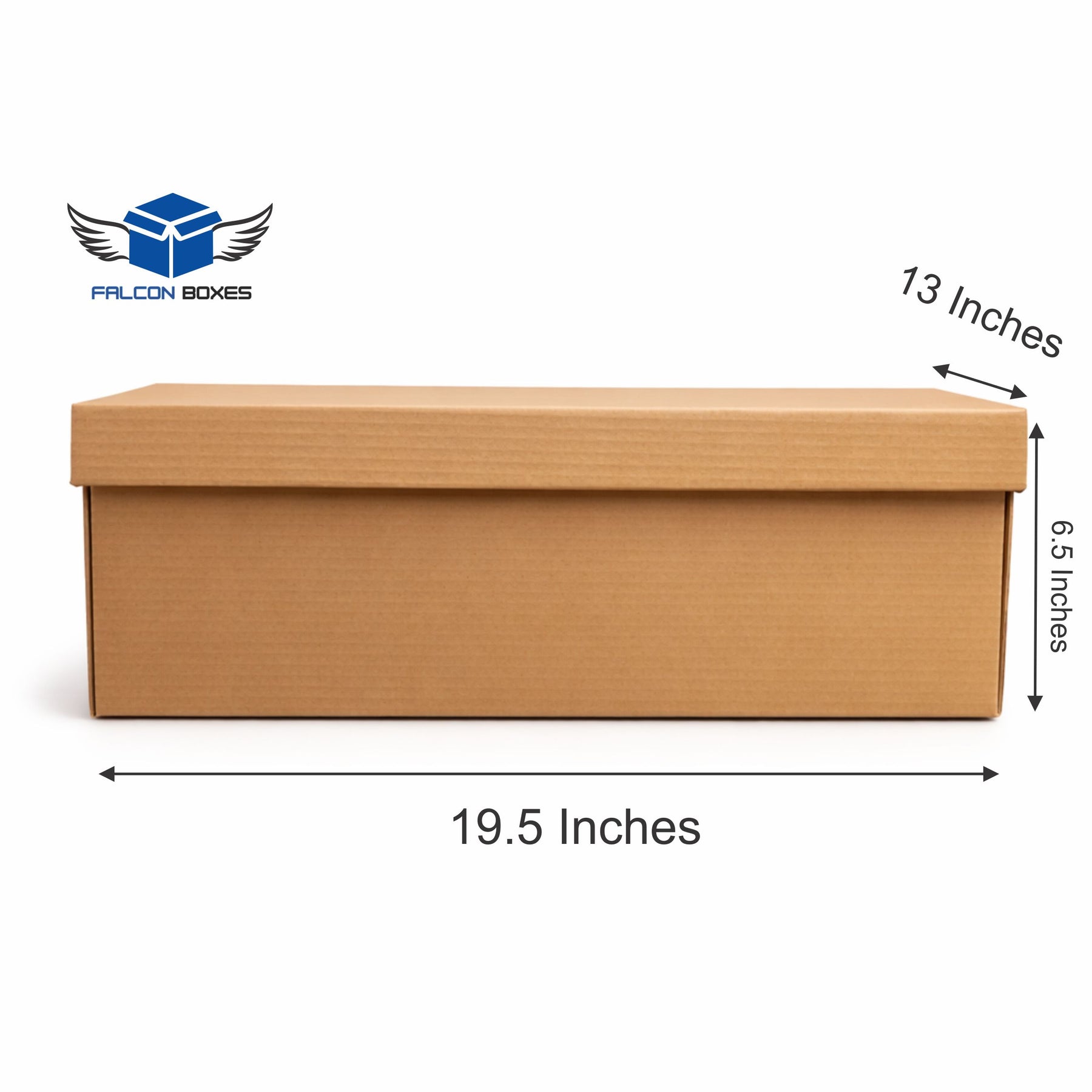 Large Carton Packaging Box (19.5 x 13 x 6.5 Inch)