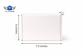 (7.5x6x4) White Small E-Commerce Box