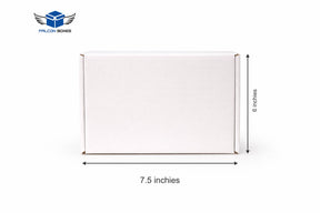 (7.5x6x2) White Mini E-commerce Box