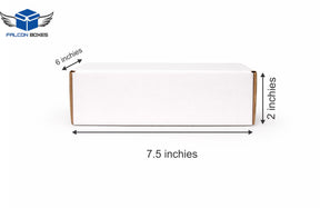 (7.5x6x2) White Mini E-commerce Box