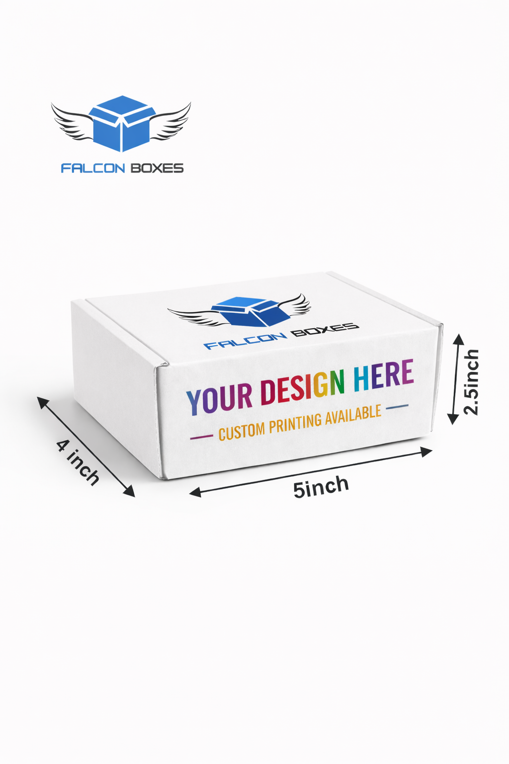 (5x4x2.5) White SwiftPack E-Commerce Box