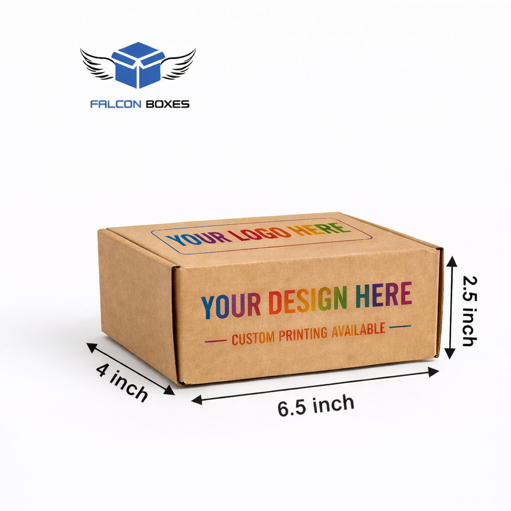 Mailer Box Pakistan | Corrugated E-Commerce Box (6.5x4x2.5) – Falcon Boxes