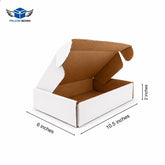 10.5x6x2 Cone Mehndi Ecommerce Box - open white box