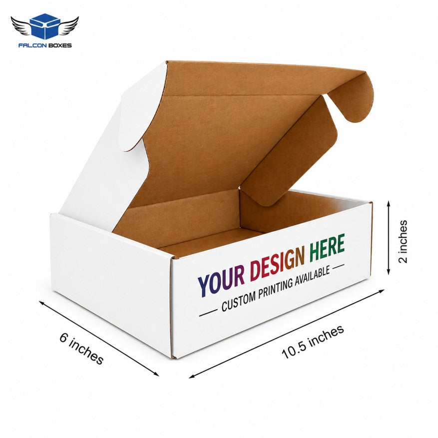 10.5x6x2 Cone Mehndi Ecommerce Box - multi-color custom printing example