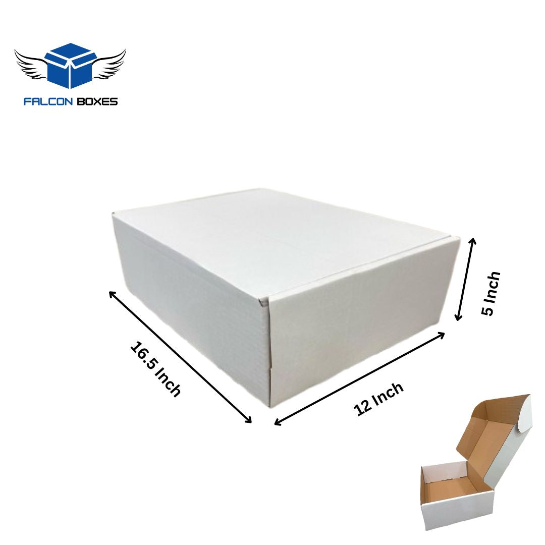 (16.5x12x5) White XL E-Commerce Box