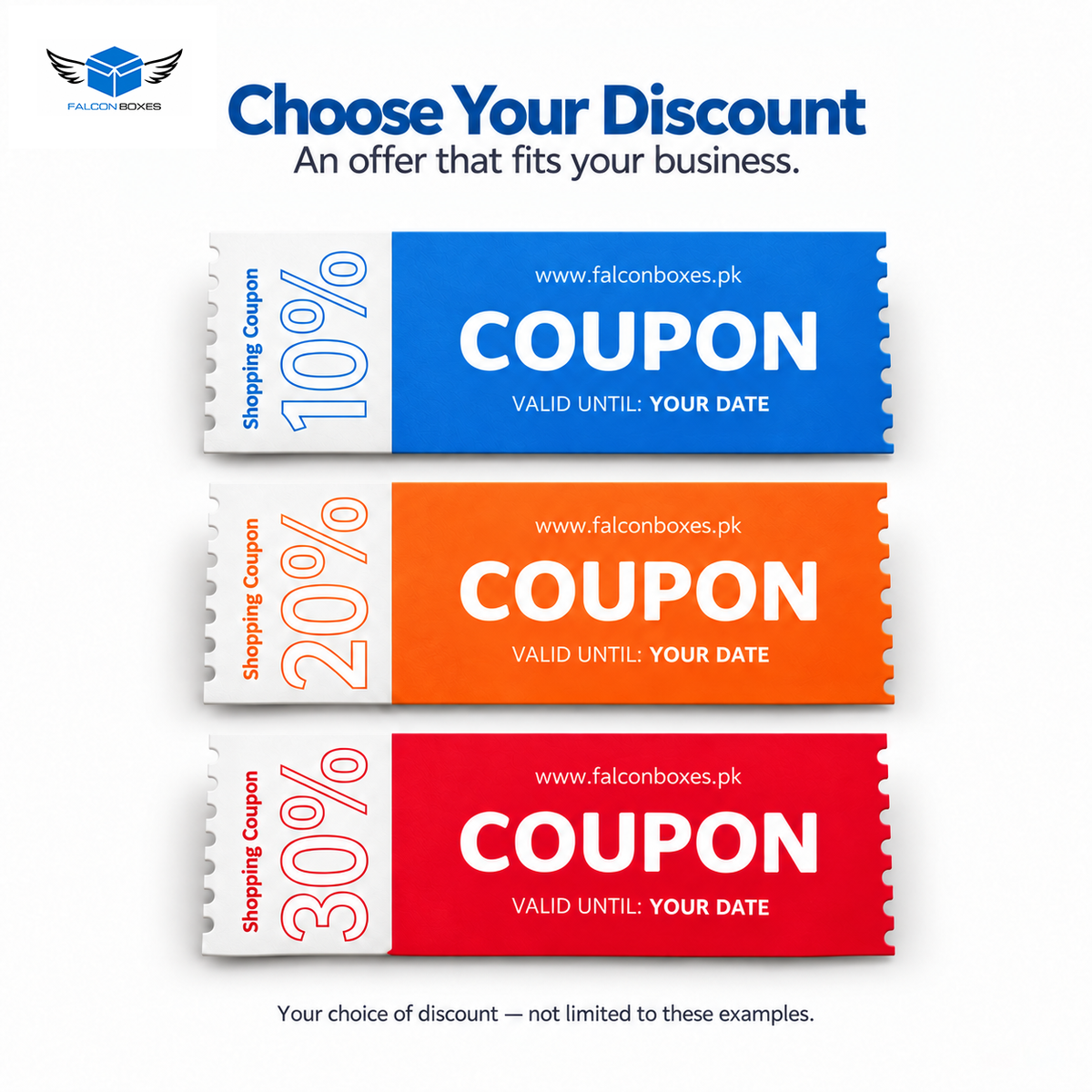 Custom Printed Discount Coupon Cards – 4 x 1.75 Inches