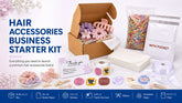Hair Accessories Business Starter Kit – Complete Premium Packaging Bundle for Scrunchies, Clips & Hair Accessory Brands