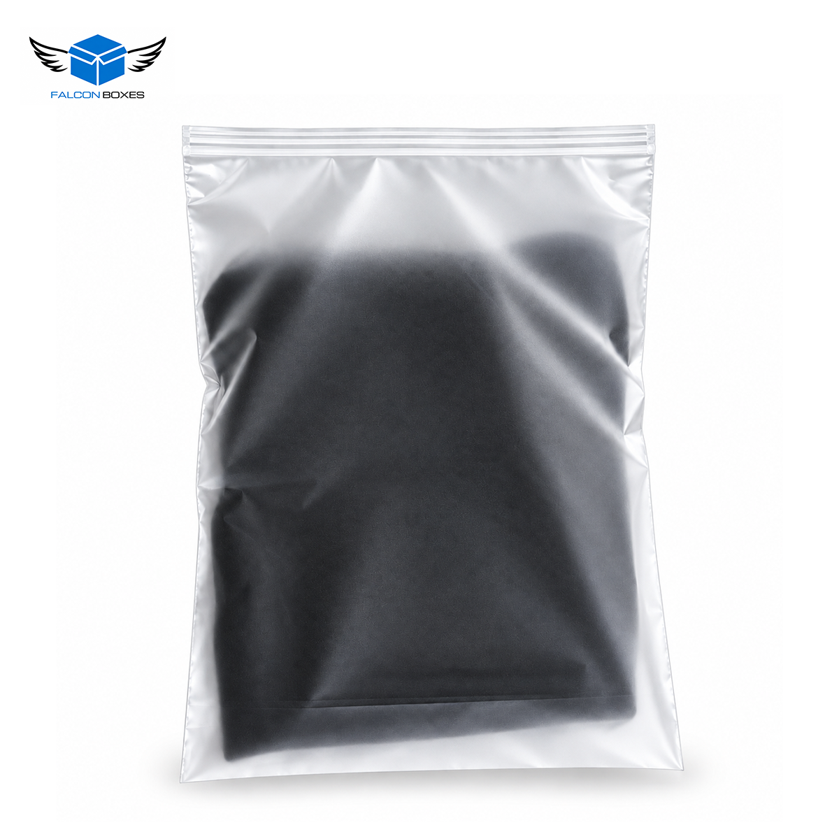Frosted Zip Slider Bag for Clothes – Falconboxes.pk