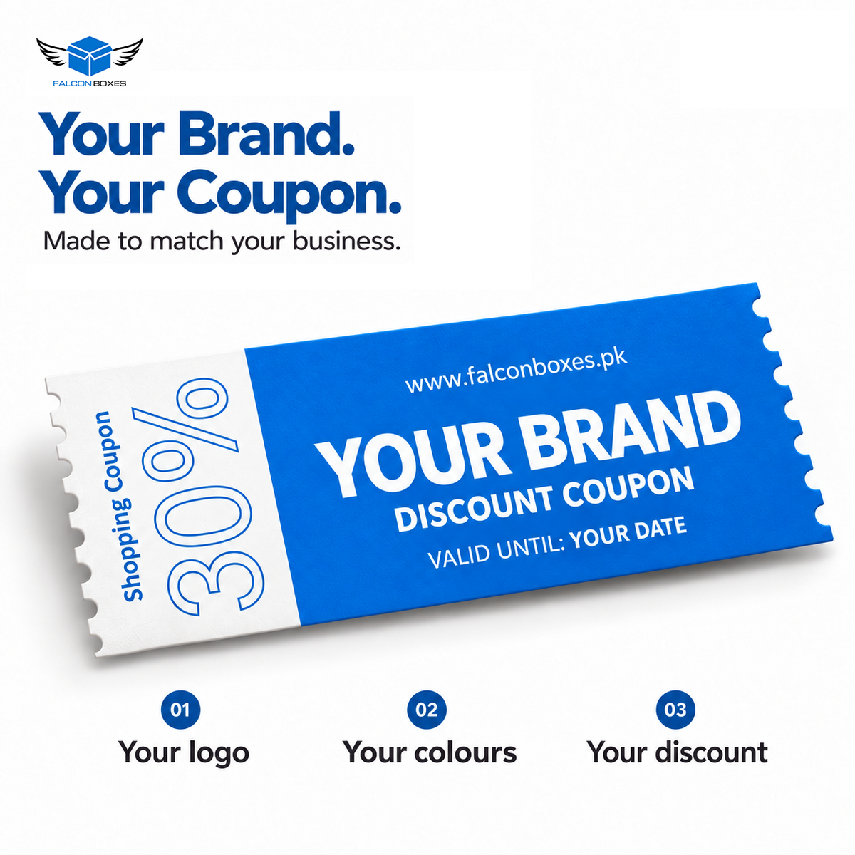 Custom Printed Discount Coupon Cards – 4 x 1.75 Inches