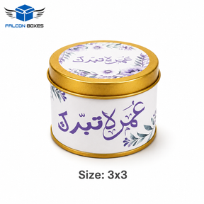 Tin Box B&W – Premium Umrah & Hajj Tabarruk Gift 125G