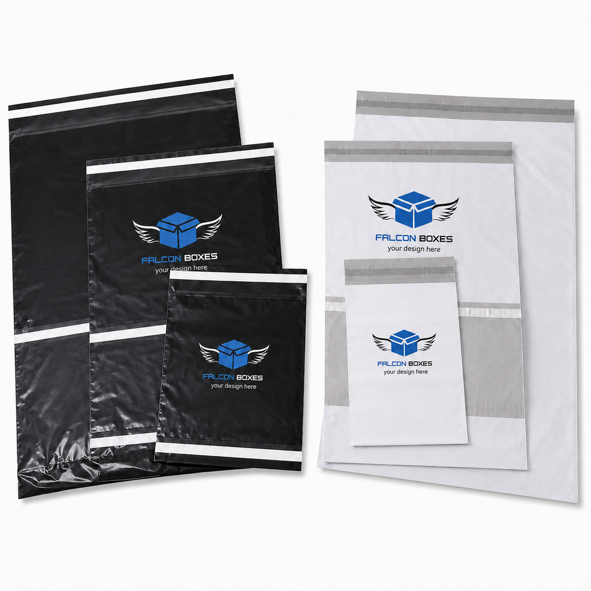 Customized Courier Flyers Bags with Logo Printing | Falconboxes.pk