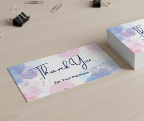 100Pcs of Thank-You Cards