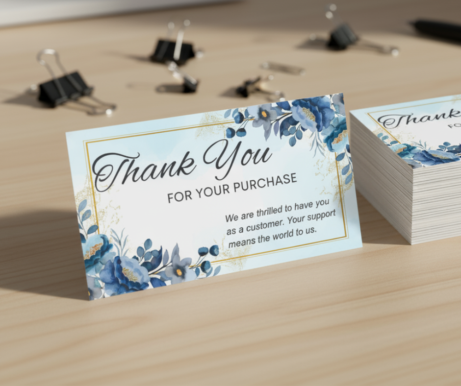 100Pcs of Thank-You Cards