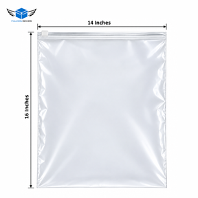 Frosted Zip Slider Bag for Clothes – Falconboxes.pk