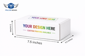 (7.5x6.5x3) White Mini Shipper E-Commerce Box