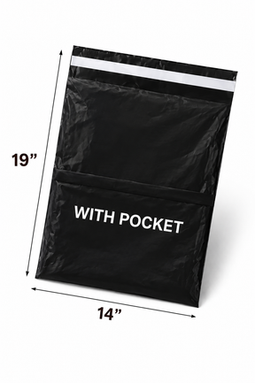 Courier Flyers Bags with Pocket for Delivery Shipping & Parcel