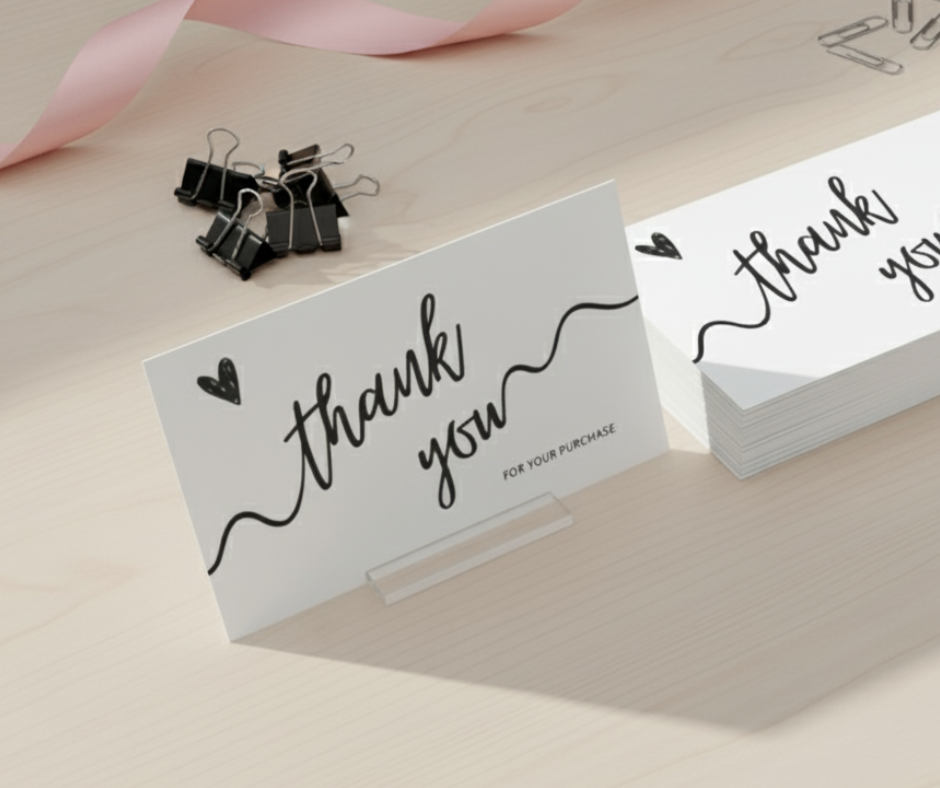 100Pcs of Thank-You Cards