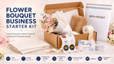 Flower Bouquet Business Starter Kit – Complete Premium Packaging Bundle for Florists & Online Flower Sellers