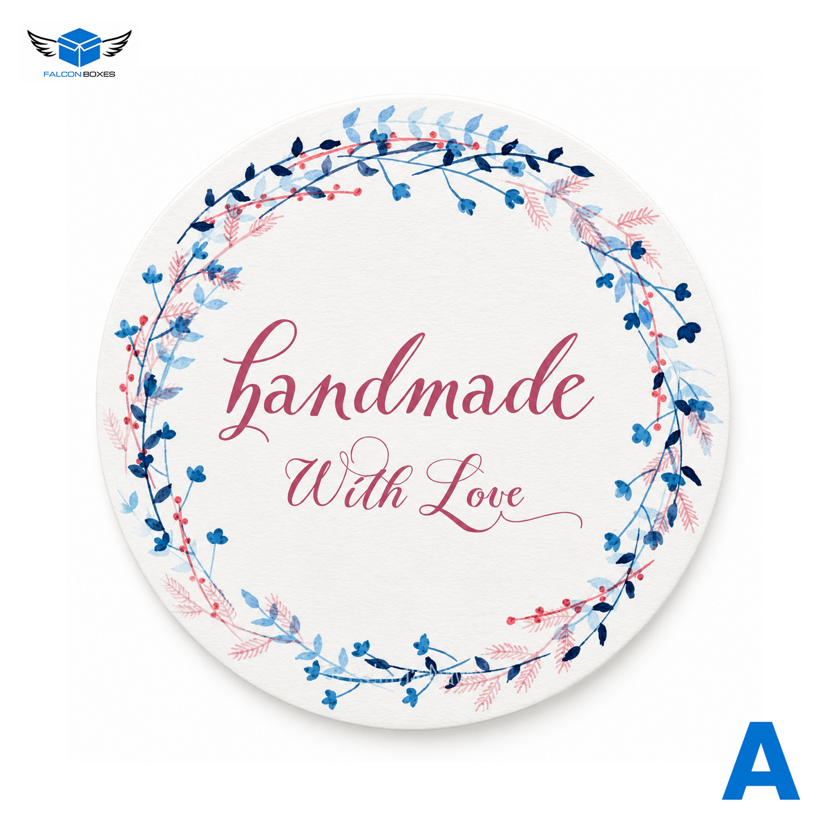 Handmade With Love sticker design A