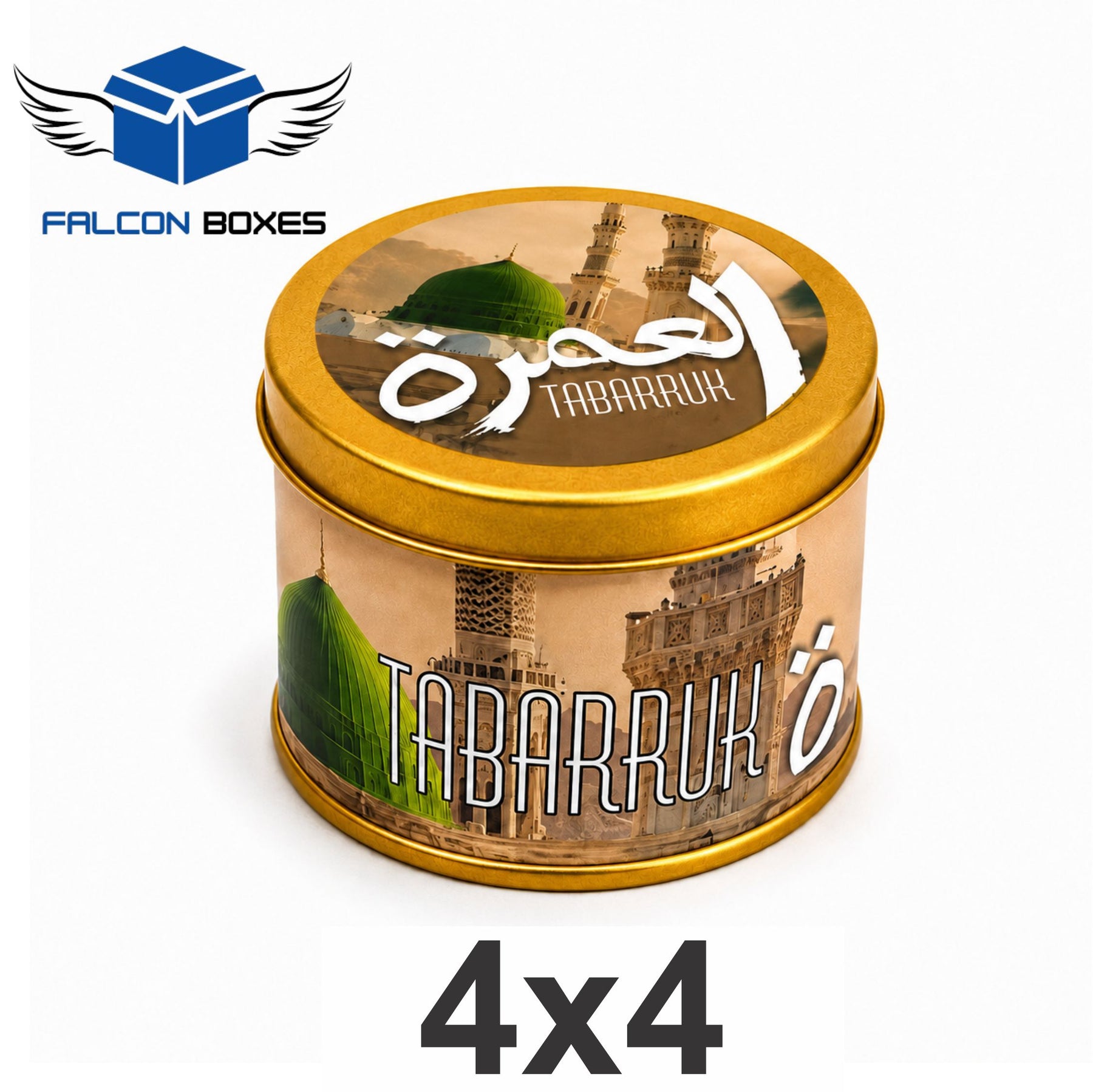 Tin Box B&W – Premium Umrah & Hajj Tabarruk Gift 250G