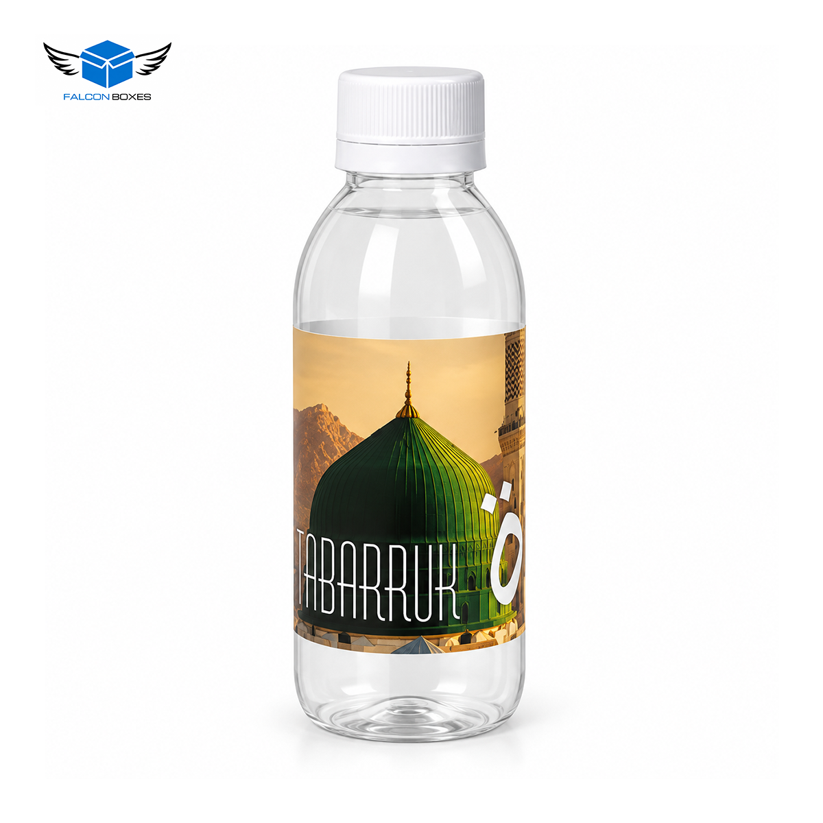 Umrah Tabarruk Gift Set – Premium Gift Packaging with Bottle & Tin Can
