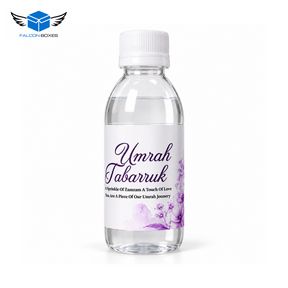 Purple floral Tabarruk bottle