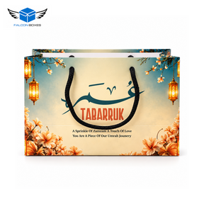 Umrah Hajj Tabarruk gift bag front packaging view