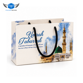 Madina design Tabarruk gift bag with black handles