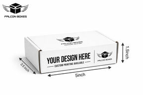 (5x3.5x1.5) White Jewellery or Wallet E-Commerce Box