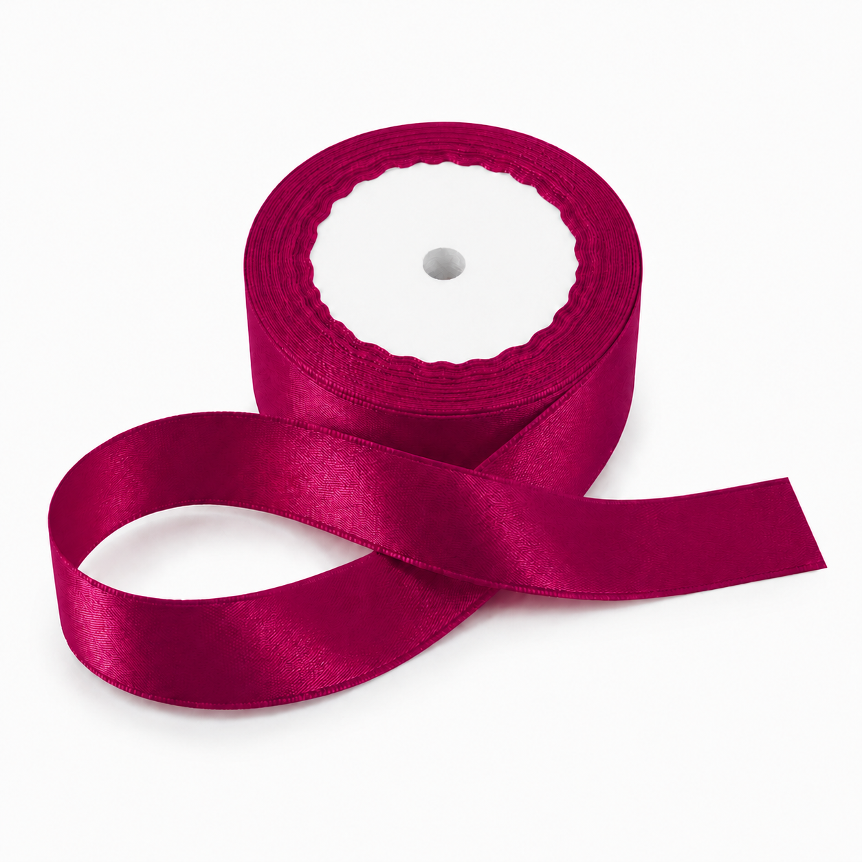 1 Inch Satin Ribbon Roll - 18 Yards for Gift Packaging