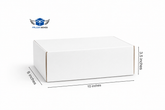 (10x8x3.5) White Premium Corrugated Mailer Box