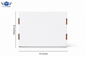 (10x8x3.5) White Premium Corrugated Mailer Box