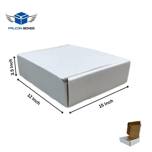 White Mega (15x12x3.5) E-Commerce Box