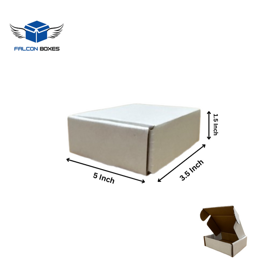 Elegant White Jewellery Box – 5x3.5x1.5 Inches
