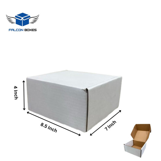 White Medium (8.5x7x4) E-Commerce Box