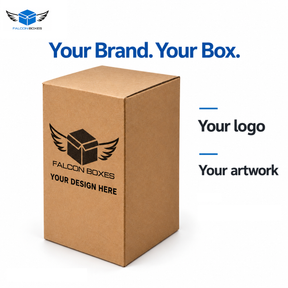 (4.75x4.75x7.5) Kraft Corrugated Box (For 1kg Jar)