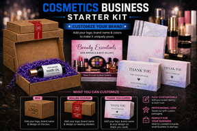 Cosmetics Business Starter Kit -  A complete packaging solution designed for startups