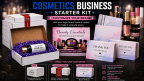 Cosmetics Business Starter Kit -  A complete packaging solution designed for startups