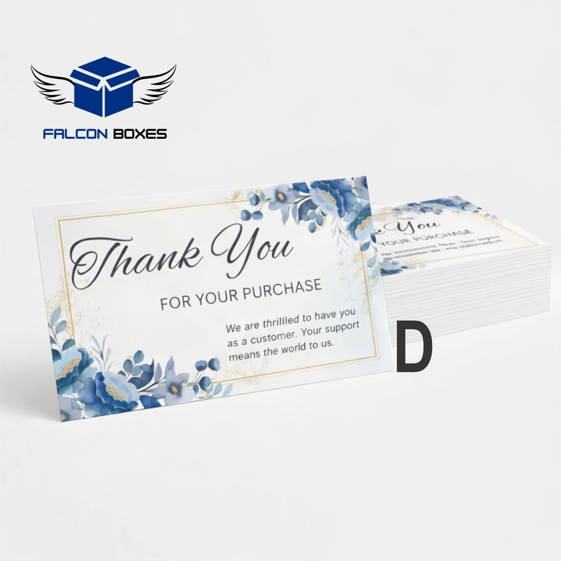 100Pcs of Thank-You Cards